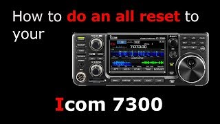 7300 All reset n Load settings [upl. by Zabrine]