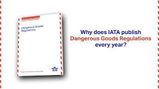 Why are IATA Dangerous Goods Regulations manuals updated every year [upl. by Melessa910]