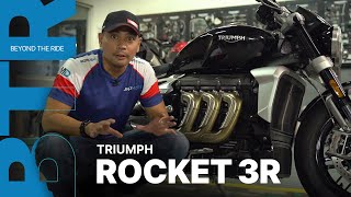 Triumph Rocket 3R Review  Beyond The Ride [upl. by Renruojos]