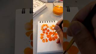 Easy Flower Drawing 🌼 artshortsshortsfeed trending aestheticviral100dayschallenge day31 [upl. by Nivi]