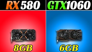 RX 580 vs GTX 1060  How Much Performance Difference in 2022 [upl. by Ynnal]