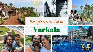 Keralas Best Beaches in Varkala  Cliff Cafes Sea food and Things To Do w Gowti Sowbi [upl. by Atikkin]