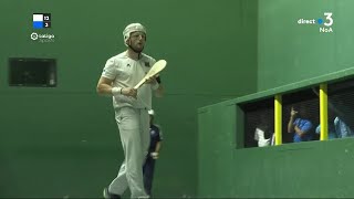 Coupe du monde de pelote en trinquet  Paleta gomme et cuir [upl. by Ayot]