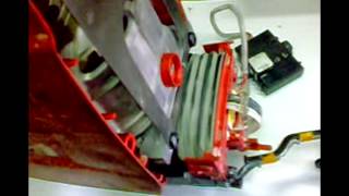 Hilti Demolition Breaker model TE1000AVR   Maintenance Operation [upl. by Aynotahs]