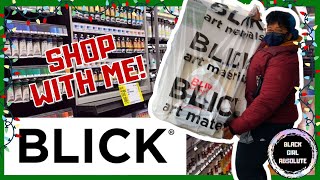 Shop with Me Blick Art Materials  Art Supply Haul [upl. by Maier]