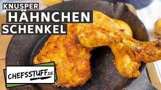 Die perfekten Hähnchenschenkel aus dem Ofen  The responsible chicken legs out of the oven [upl. by Adnawt722]