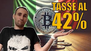 Aumentano Le Tasse al 42 Su BITCOIN  Follia Tutta ITALIANA  Ecco Cosa Fare Ora [upl. by Norb164]