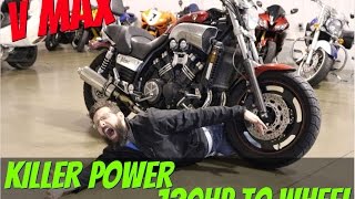 2005 Yamaha V max 120HP to the wheel first test drive  srkcyclescom [upl. by Nussbaum]