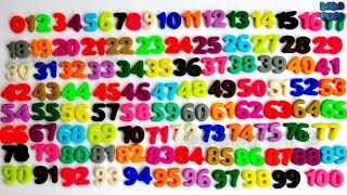 Learn To Count 0 to 100  Play Doh NumbersCounting Numbers Learn Numbers for Kids Toddlers Child [upl. by Narag]