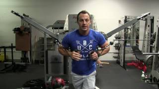 Chest Cable Decline Fly  Quick Exercise Demo [upl. by Sivahc634]