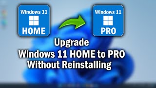 How to Upgrade Windows 11 Home to Pro Without Reinstalling [upl. by Idnim470]