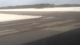 Landing at Stockholm Skavsta Airport NYO 20216 [upl. by Mailli]