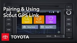 Toyota Entune l Scout GPS Link  Toyota [upl. by Awhsoj501]