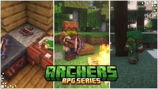 Archers Minecraft Mod ShowcaseTutorial  Expanded Archery Archer Skills and New Weapons amp Armor [upl. by Wilmott]