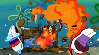 Spongebob DYING FOR PIE every explosion [upl. by Accever]