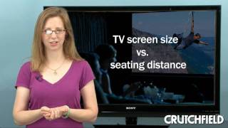 TV Screen Size amp Viewing Distance  Crutchfield Video [upl. by Assener]