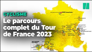 Tour de France 2023 le parcours complet [upl. by Malva453]