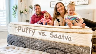 Puffy Mattress vs Saatva Mattress Comparison amp Review [upl. by Ramo885]