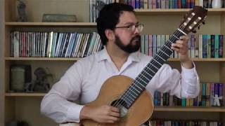 La Paloma S Yradier  Ricardo Saeb guitar [upl. by Saidee801]