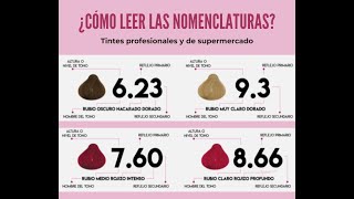 COLORIMETRÍA BÁSICA quotAPRENDE A ESCOGER CORRECTAMENTE TU TINTE PARA CABELLOquot [upl. by Kessia]