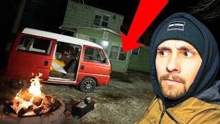 VAN CAMPING AT HAUNTED FARM REVEALS SHOCKING DISCOVERY ALONE AND TERRIFIED [upl. by Aicetel534]