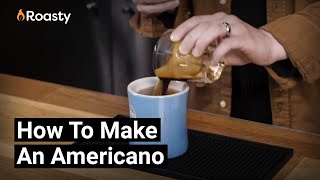 Americano Coffee Recipe The Easy Way To Make An Americano At Home [upl. by Wolf156]