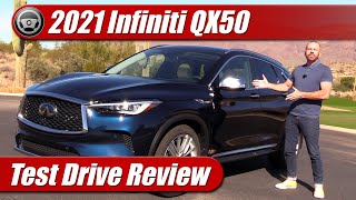 2021 Infiniti QX50 Test Drive Review [upl. by Nalad]