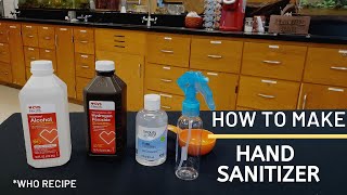 How To Make  Aloe Vera Hand Sanitizer [upl. by Amick]