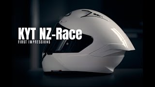 KYT NZRace impressions sizing  fitment in English [upl. by Okimuk]