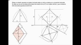 13 OCTAEDRO APOYADO EN UN VÉRTICE 4 [upl. by Nnazil]