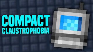 Minecraft Compact Claustrophobia  WIRELESS CRAFTING amp ROBOT UPGRADES 15 Modded Questing Skyblock [upl. by Ardnic]