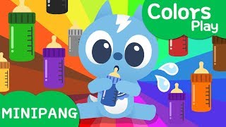 Learn colors with Miniforce  Colors Play  Baby Miniforce  MiniPang TV Colors Play [upl. by Tedra]