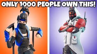 LEAST OWNED Fortnite Skins [upl. by Bardo]