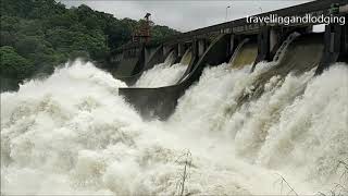 Kerala Floods Overflowing PERINGALKUTHU DAM Video  Dam All Gates opened [upl. by Jenness]