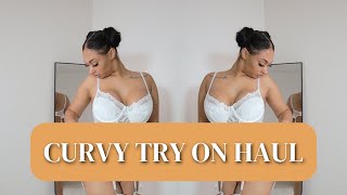 Curvy Try on Haul  My First Try On Haul [upl. by Natalya586]