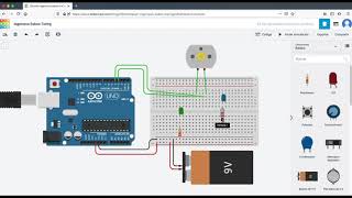 Tinkercad básico  Motor y leds [upl. by Annayhs252]