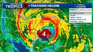 Hurricane Helene makes landfall in the Big Bend [upl. by Annahpos]