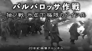 【独ソ戦②】映像と解説  氷点下の大地を進むドイツ兵  第二次世界大戦 バルバロッサ作戦 [upl. by Aihseym]