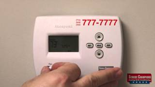 Honeywell PRO TH 4000 Thermostat  Service Champions [upl. by Enileuqaj]