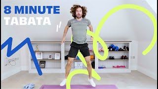 8 Minute Tabata  The Body Coach TV [upl. by Fredek]