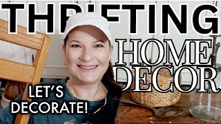 Home decor thrifting haul amp HOW I DECORATE WITH THRIFT FINDS [upl. by Noret]