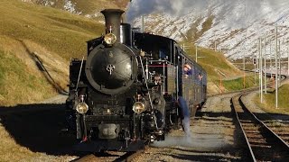 Steam on the Oberalp Pass Switzerland – Part 1 [upl. by Stoddard]