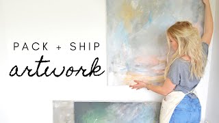 How to Package  Ship Artwork  Etsy tips from an artist [upl. by Assilaj]