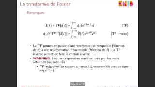 Cours sur la Transformée de Fourier [upl. by Zeugirdor557]