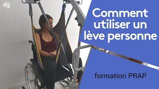 Comment Utiliser un lève personne  Formation ADVF [upl. by Hayyikaz]