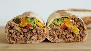 Beef Burrito Recipe [upl. by Aikenat209]