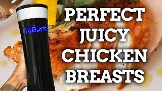 The BEST way to cook juicy chicken breasts  Sous Vide [upl. by Redliw]