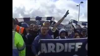 Cardiff City FC Blue Protest March 22032014 Part 2 [upl. by Marcela498]