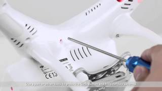 DJI Phantom 4 pro RC Linking the Remote Controller and the Aircraft [upl. by Nobie]