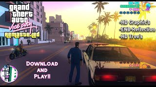 GTA Vice City REMASTERED Graphics for Lowend PC  HD Texture [upl. by Mcloughlin]